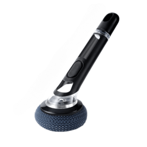 Long-Handled Liquid-Dispensing Wok & Stove Cleaning Brush