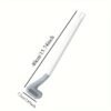 Wall-Mounted Silicone Toilet Brush with Holder
