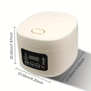 BALASHOV 3L Smart Electric Rice Cooker with 24-Hour Timer & Keep Warm Function