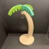 Decorative Wooden Banana Tree Rack with Hooks