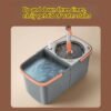 Split-System Rotating Mop with Dual Water Buckets