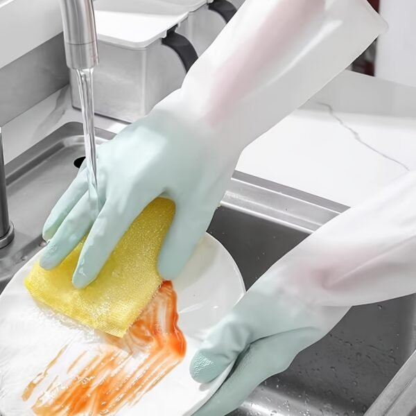 Reusable Dishwashing & Household Cleaning Gloves