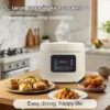 BALASHOV 3L Smart Electric Rice Cooker with 24-Hour Timer & Keep Warm Function