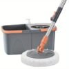 Split-System Rotating Mop with Dual Water Buckets