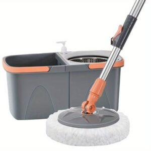 Split-System Rotating Mop with Dual Water Buckets