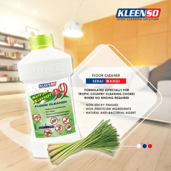 Kleenso Serai Wangi 99 Natural Floor Cleaner 900ml