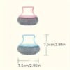 Stainless Steel Sponge Scrubber with Handle