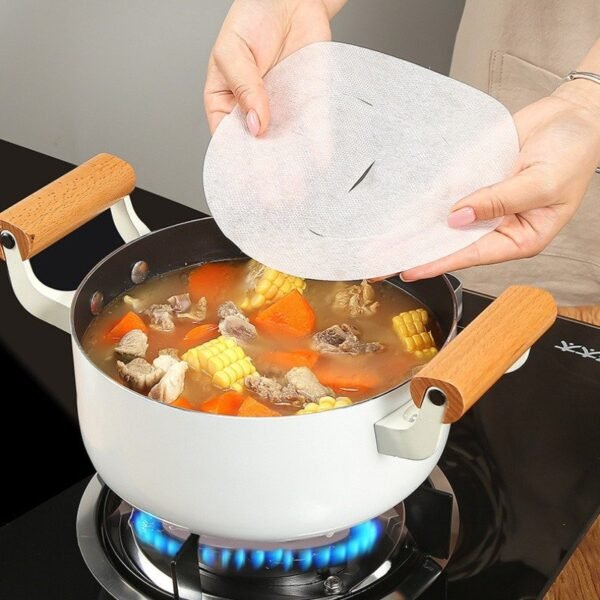 100-Piece Kitchen Oil Absorbent Sheets