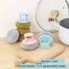 Stainless Steel Sponge Scrubber with Handle
