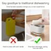 2-in-1 Kitchen Soap Dispenser with Sponge Holder
